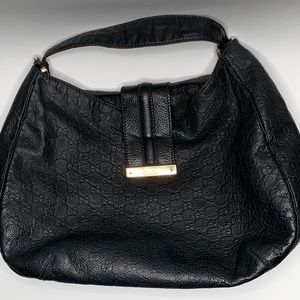 Lady Web Hobo Guccissima Leather Large